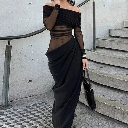 Tuularose Mesh Hollow Dress