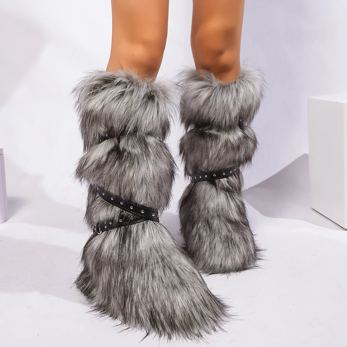 Faux Fur Boots
