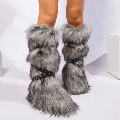 Faux Fur Boots