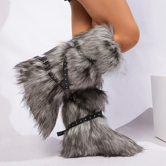 Faux Fur Boots