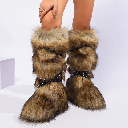 Faux Fur Boots