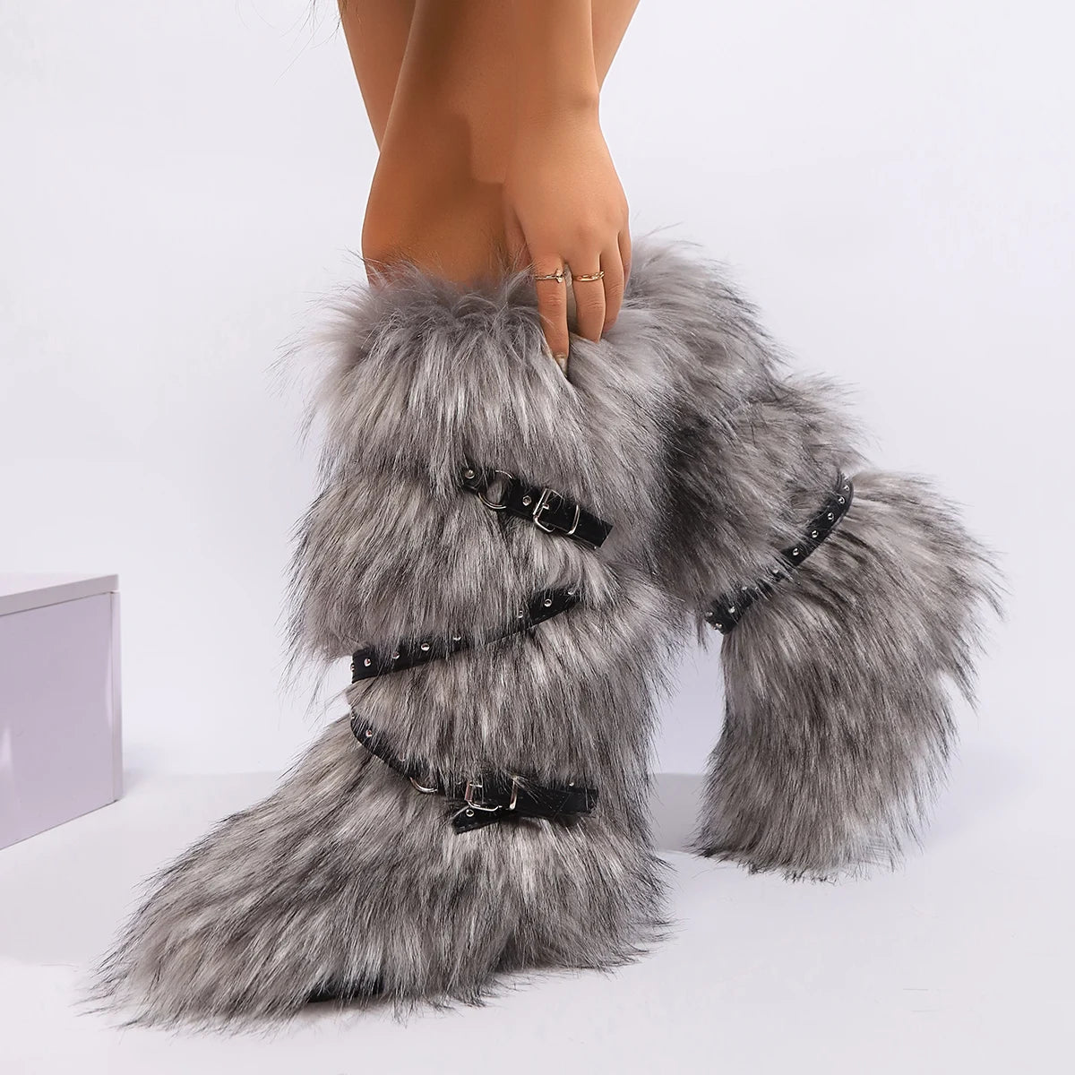 Faux Fur Boots